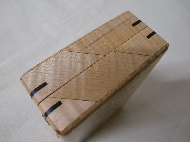 銘木毛鈎箱 HANDCRAFT NATURAL WOOD FLY BOX 樹種：橡 ハンドクラフト