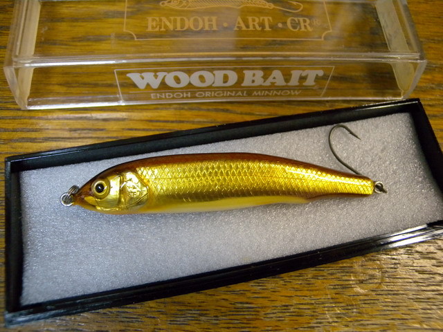 オールドハンドメイドルアー ENDOH ART CRAFT製 WOOD BAIT