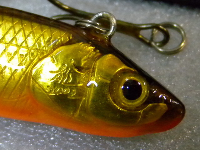 ENDOH・ART・CR（エンドウアートクラフト）　WOOD BAIT（ウッドベイト）　ENDOH ORIGINAL MINOW　WB 8FA　金ワカ　 ２００２年製