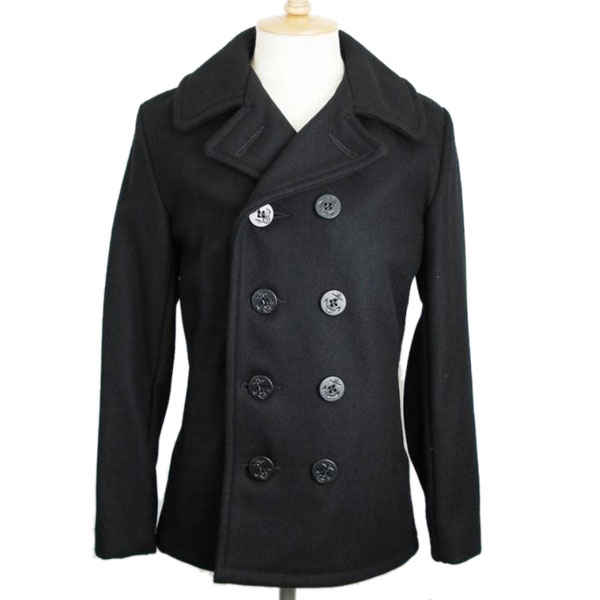 正規取扱　SCHOTT(ショット)　US PEA COAT 24oz(USピーコート　24オンス)　ネイビー