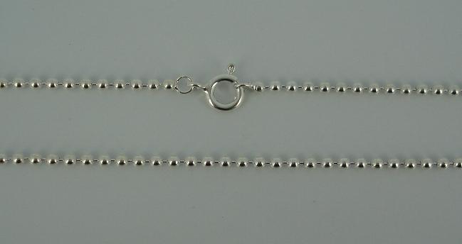Silver Chain(シルバーチェーン)　1,8mm Ball Chain(1,8mm　ボールチェーン)　