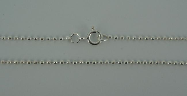 Silver Chain(シルバーチェーン)　1,8mm　Square Ball Chain(1,8mm　スクエアーボールチェーン)　