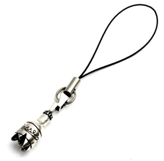 VASSER(バッサー) Lightning Bottle Phone Strap(ライトニングボトル携帯ストラップ/スマートフォンピアス)SILVER