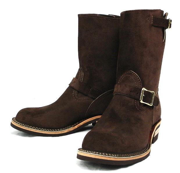 正規ディーラー Wescoウエスコ Boss ボス Brown Roughout茶裏革,9height,#700 sole,エンジニアブーツ