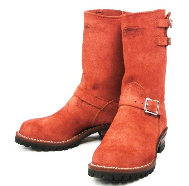 正規ディーラー Wescoウエスコ　 Boss ボス Redwoodレッドウッド ラフアウト 裏革,10height,#100 sole, 2 Straps