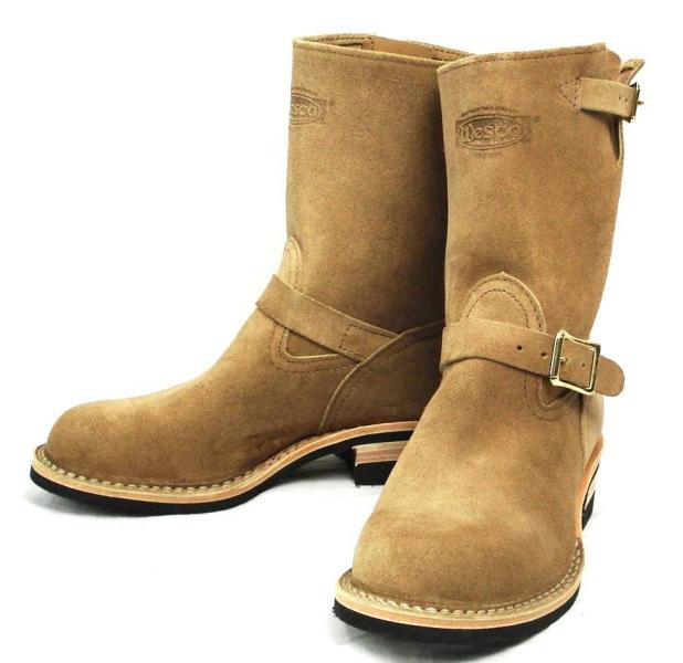 正規ディーラー Wescoウエスコ　 Boss ボス ベージュラフアウト　裏革,9inch height,#430 sole,Boss Toe BS10