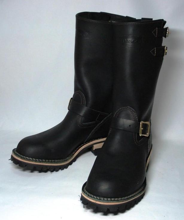 Wescoウエスコ　正規ディーラー Boss ボス Black,11height,#100 sole,two straps,エンジニアブーツ