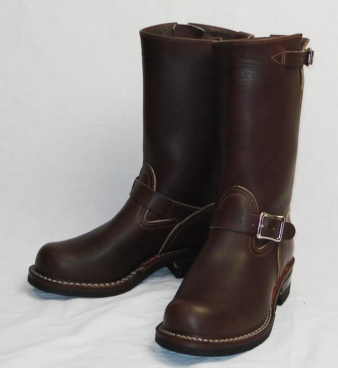 正規ディーラー　Wescoウエスコ Boss ボス Brown,11height,#430 sole,Brown ink,エンジニアブーツ