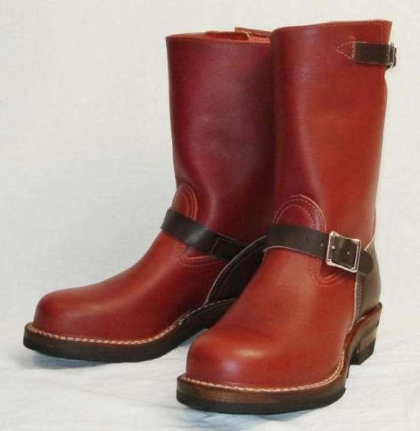 正規ディーラー　Wescoウエスコ Boss ボス RedwoodxBrown, 10height,DoubleMidsole,　SteelToe、#430 sole,Brown ink,エンジニアブーツ