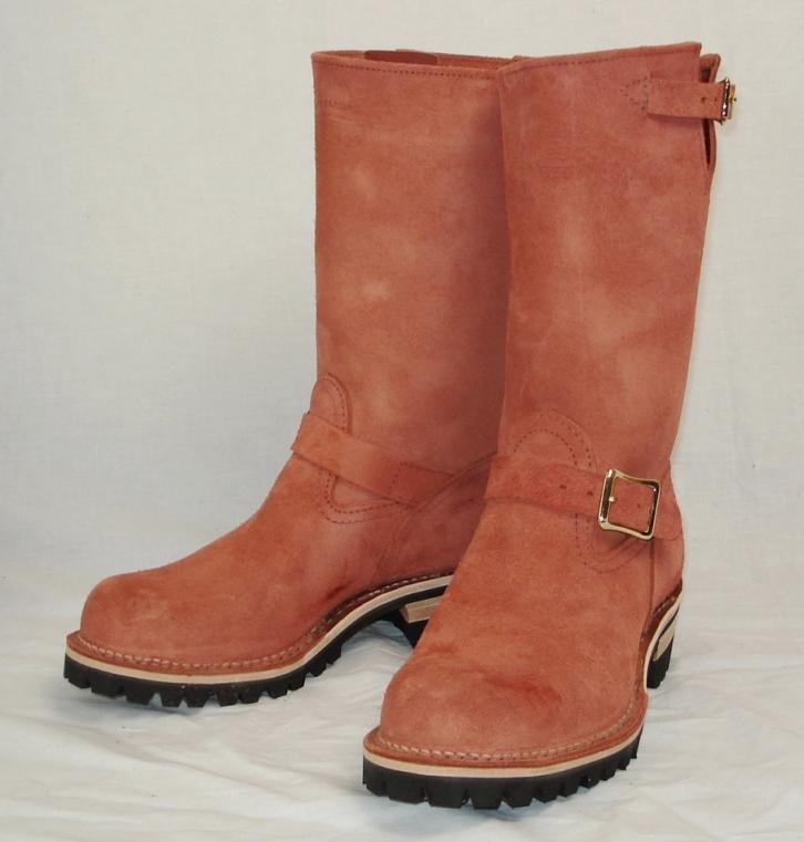 正規ディーラー Wescoウエスコ　 Boss ボス Redwoodレッドウッド ラフアウト　裏革,11height,#100 sole,エンジニアブーツ