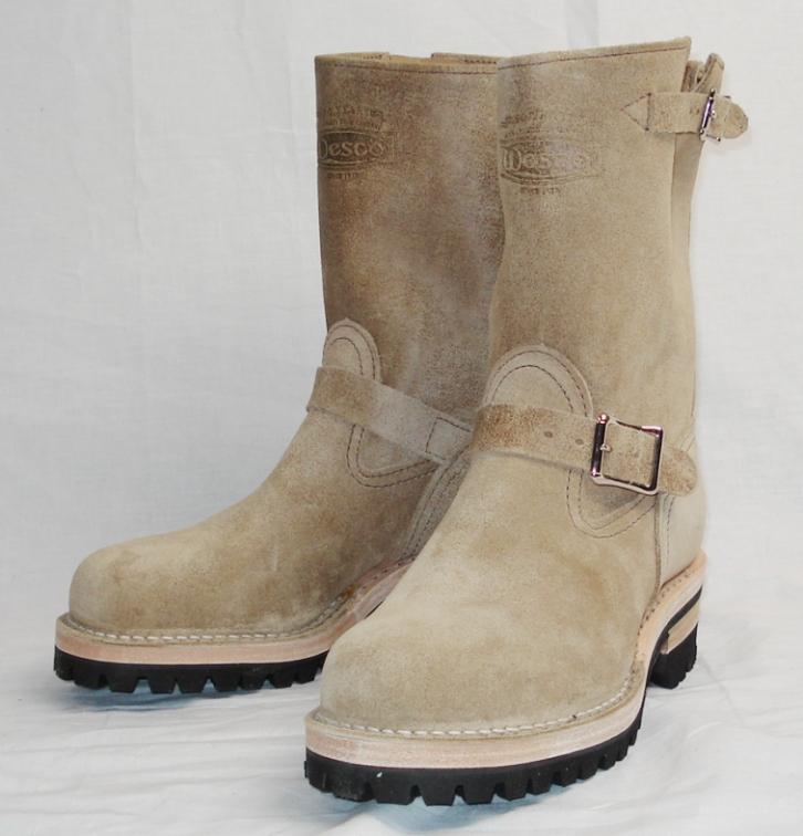 Wescoウエスコ　正規ディーラー Boss ボス ベージュラフアウト　裏革,9height,#100 sole,スチールトゥー エンジニアブーツ
