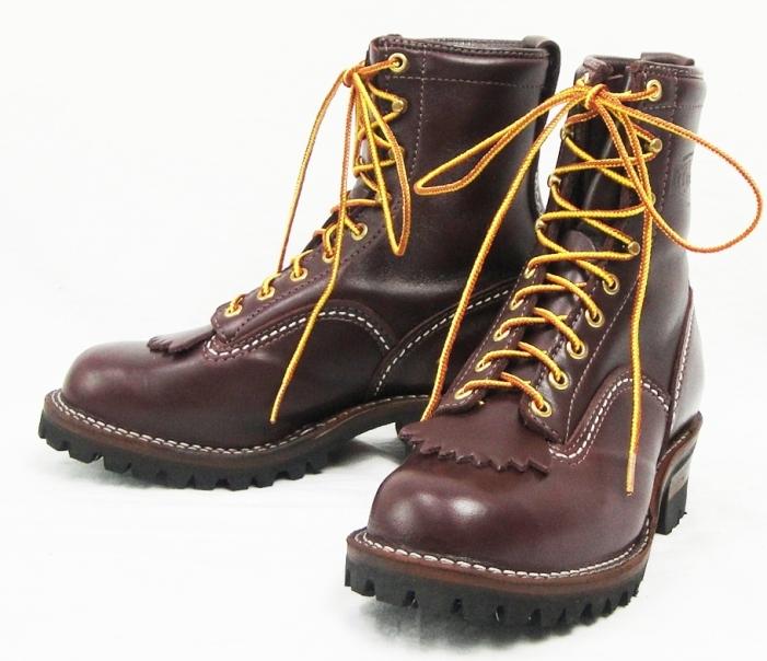 正規ディーラー Wescoウエスコ Jobmasterジョブマスター Burgundy バーガンディー, Semi Lace to Toe, 8height,#100sole