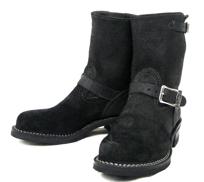 Wescoウエスコ　正規ディーラー Boss ボス  Black Roughout黒裏革,8height,#430 sole,Wesco Buckle,Steel Toe