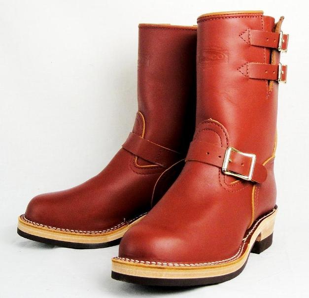 Wescoウエスコ 正規  Boss Red Wood All レッドウッド,9height,#705,Buckskin Leather Lining,2Straps,Double Mid Sole Legs Smaller