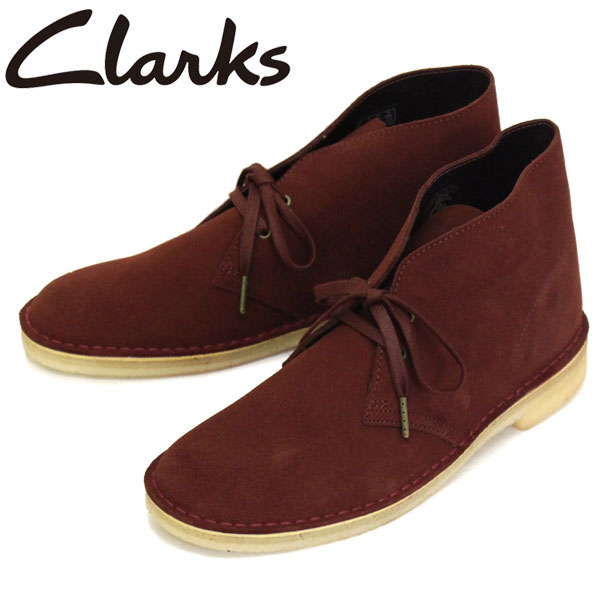 正規取扱店 Clarks (クラークス) 26154729 Desert Boot デザートブーツ メンズブーツ Rust Brown Suede CL023 通販 THREE WOOD WEB本店