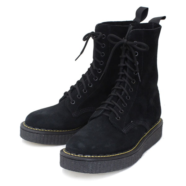 正規取扱店 George Cox(ジョージコックス) 15094 10 TIE DERBY 666 ダブルネーム ブラックスエード GCK101