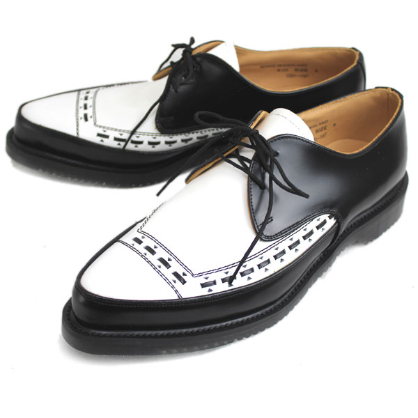 正規取扱店 George Cox(ジョージコックス) 3705(4065) AIR SOLE エアーソール GIBSON ギブソン BLACK x WHITE ブラック x ホワイト