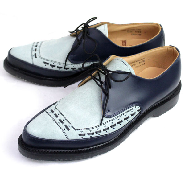 正規取扱店 George Cox(ジョージコックス) 3705(4065) AIR SOLE エアーソール GIBSON ギブソン NAVY x ICE BLUE ネイビー x アイスブルー