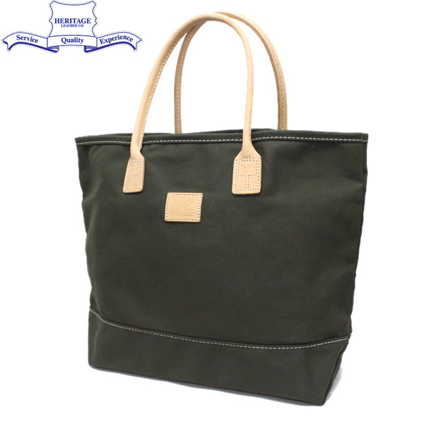 正規取扱店 HERITAGE LEATHER CO.(ヘリテージレザー) NO.7717 Tote Bag(トートバッグ) Olive/Olive HL021