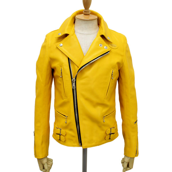 正規取扱店Lewis Leather(ルイスレザー) No.391T LIGHTNING TIGHT FIT(ライトニング タイトフィット) YELLOW イエロー
