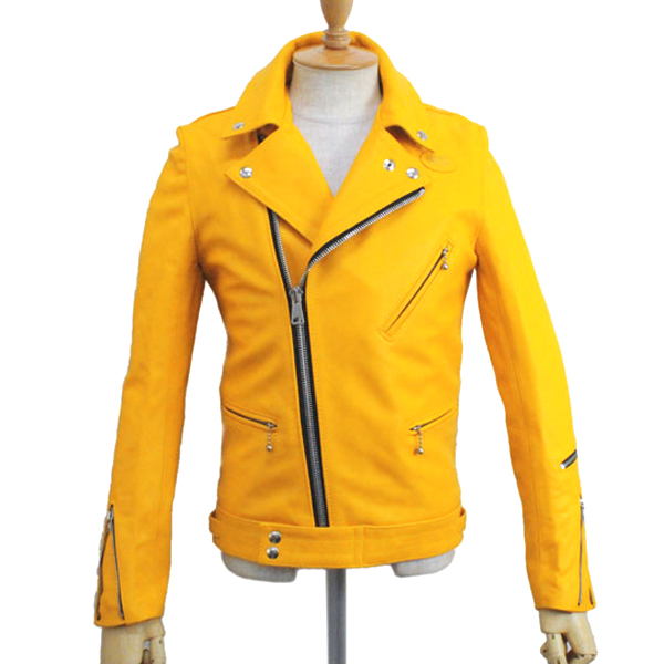 正規取扱店 Lewis Leathers(ルイスレザーズ)　No.441T　CYCLONE TIGHT FIT(サイクロン タイトフィット) YELLOW イエロー