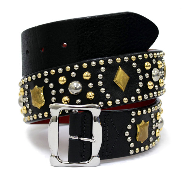 正規取扱店 Lewis Leathers(ルイスレザー) STUDS BELT(スタッズベルト) Type-B