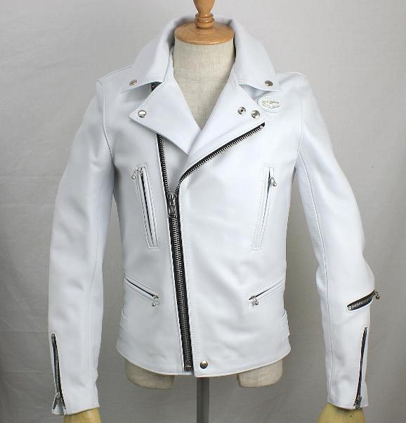 正規取扱店Lewis Leathers(ルイスレザー)　No.402T　LIGHTNING TIGHT FIT(ライトニング タイトフィット)　WHITE ホワイト