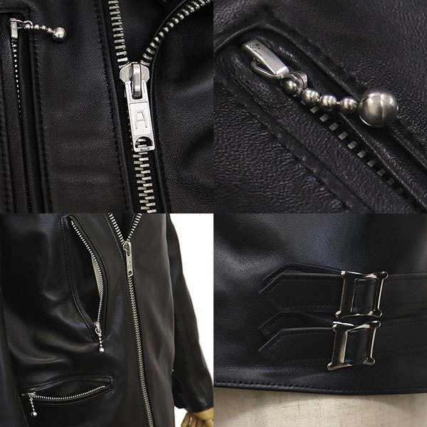 正規取扱店 666 LEATHER WEAR LJM-1 U.K. サイドベルト シープスキン