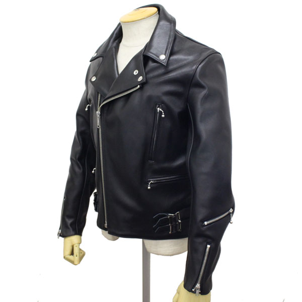 666 ライダースジャケット　革ジャン 正規取扱店 666 LEATHER WEAR LJM-1 U.K. サイドベルト シープ