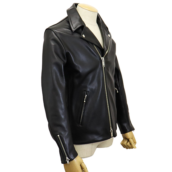 666 ライダースジャケット　サイズ36 日本製 正規取扱店 666 LEATHER WEAR LJM-27TF プレーンバックサイドベルト