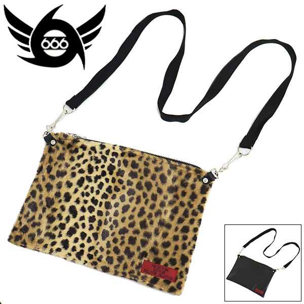 666 ORIGINAL SOA0058 バムフラップサコッシュ 全2色