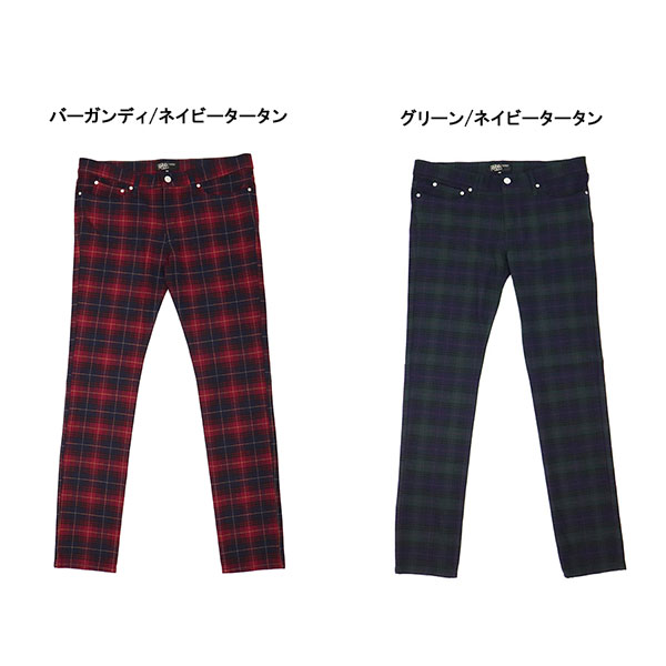 正規取扱店 666 ORIGINAL SOP0052 タータンチェック ストレッチ