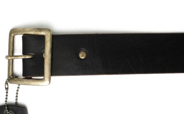 正規取扱HTC（Hollywood trading Company)  END ONLY BELT(エンドオンリーベルト) ブラックレザー×ブルーストーン