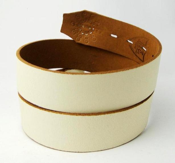 正規取扱 HTC（Hollywood trading Company)  TURQUOISE END ONLY BELT(ターコイズエンドオンリーベルト)  ホワイトレザー