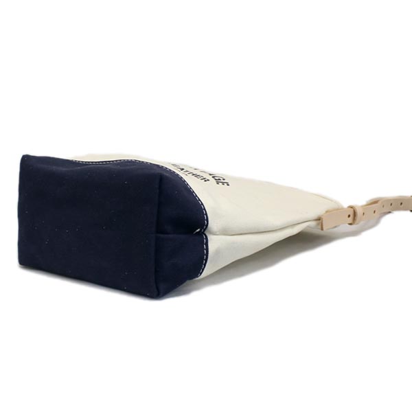 正規取扱店 HERITAGE LEATHER CO.(ヘリテージレザー) NO.8105 Mason Bag(メイソンバッグ) Natural/Navy HL095