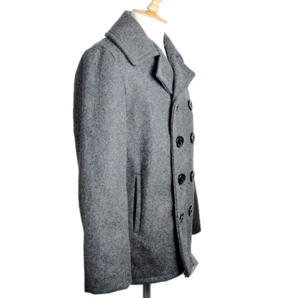 正規取扱 SCHOTT(ショット) US PEA COAT 24oz(USピーコート 24オンス) OX GRAY