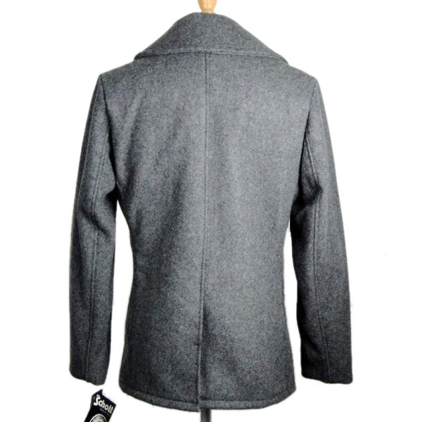 正規取扱 SCHOTT(ショット) US PEA COAT 24oz(USピーコート 24オンス) OX GRAY