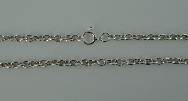 Silver Chain(シルバーチェーン)　4mm Oval Chain(4mmオーバルチェーン)　