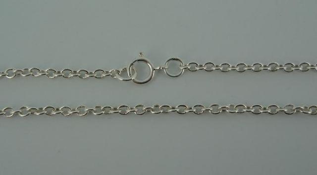 Silver Chain(シルバーチェーン)　1,8mm Tiny Chain(1,8mm　タイニーチェーン)　