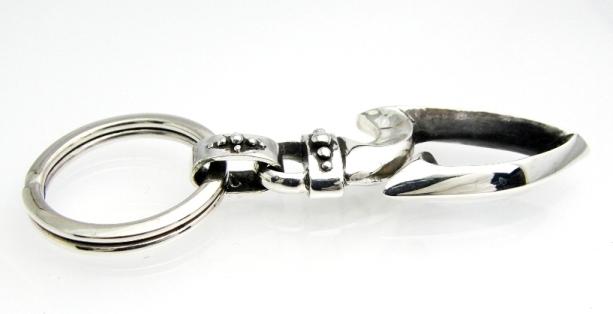 VASSER-VSKC001-SPEARHOOK-KEY-CHAIN-SILVER