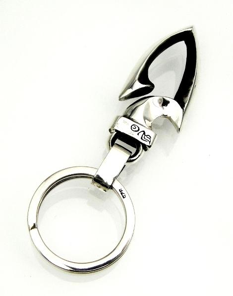 VASSER-VSKC001-SPEARHOOK-KEY-CHAIN-SILVER