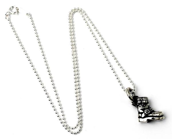 正規取扱 VASSER（バッサー） Biker Boot Pendant Silver w/Ball Chain(バイカーブーツペンダントシルバー)