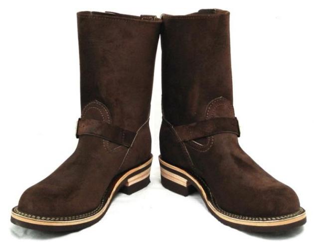 正規ディーラー Wescoウエスコ Boss ボス Brown Roughout茶裏革