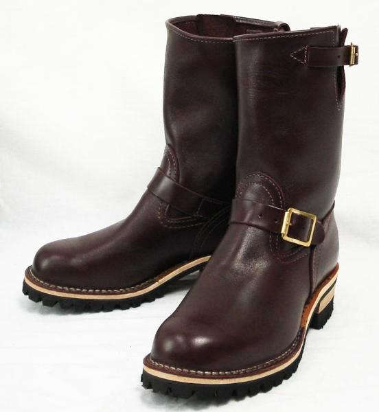 Wescoウエスコ　正規ディーラー Boss ボス Burgundy バーガンディー,9height,#100 sole,Boss Toe,Brass Roller Buckle