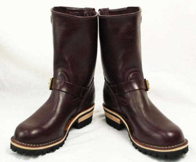 ウェスコ　ボス　バーガンディー　9E オーダーメイド】BOSS Burgundy #700sole Bubble Toe 9