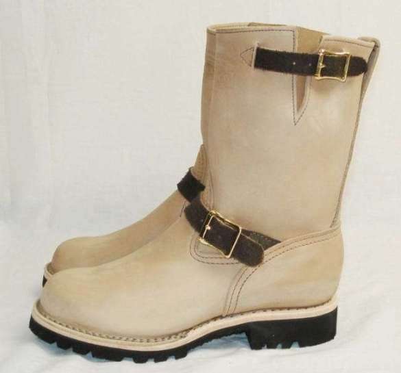 正規ディーラー　Wescoウエスコ Boss ボス ベージュxブラウン裏革,9height,#1275 sole,エンジニアブーツ
