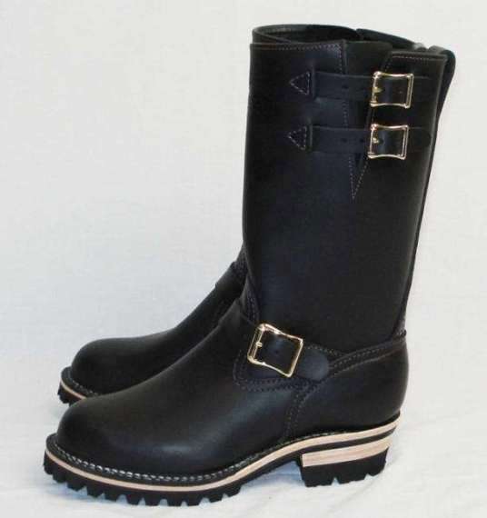 Wescoウエスコ　正規ディーラー Boss ボス Black,11height,#100 sole,2straps,エンジニアブーツ