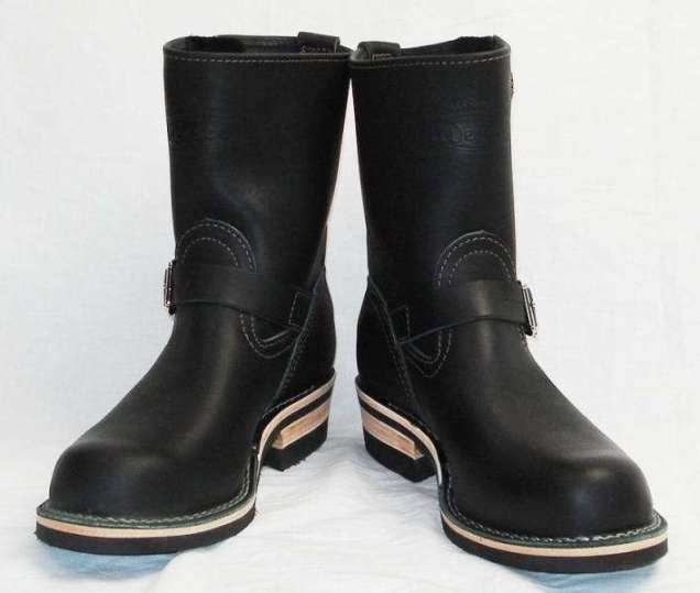 Wescoウエスコ　正規ディーラー Boss ボス Black黒革,8height,#430 sole,Wescoバックル,エンジニアブーツ