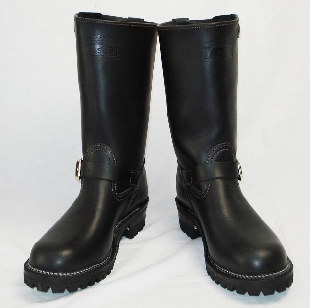 Wescoウエスコ　正規ディーラー Boss ボス Black,11height,#100 sole,Black ink,エンジニアブーツ