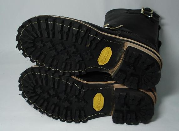 Wescoウエスコ　正規ディーラー Boss ボス Black,11height,#100 sole,two straps,エンジニアブーツ